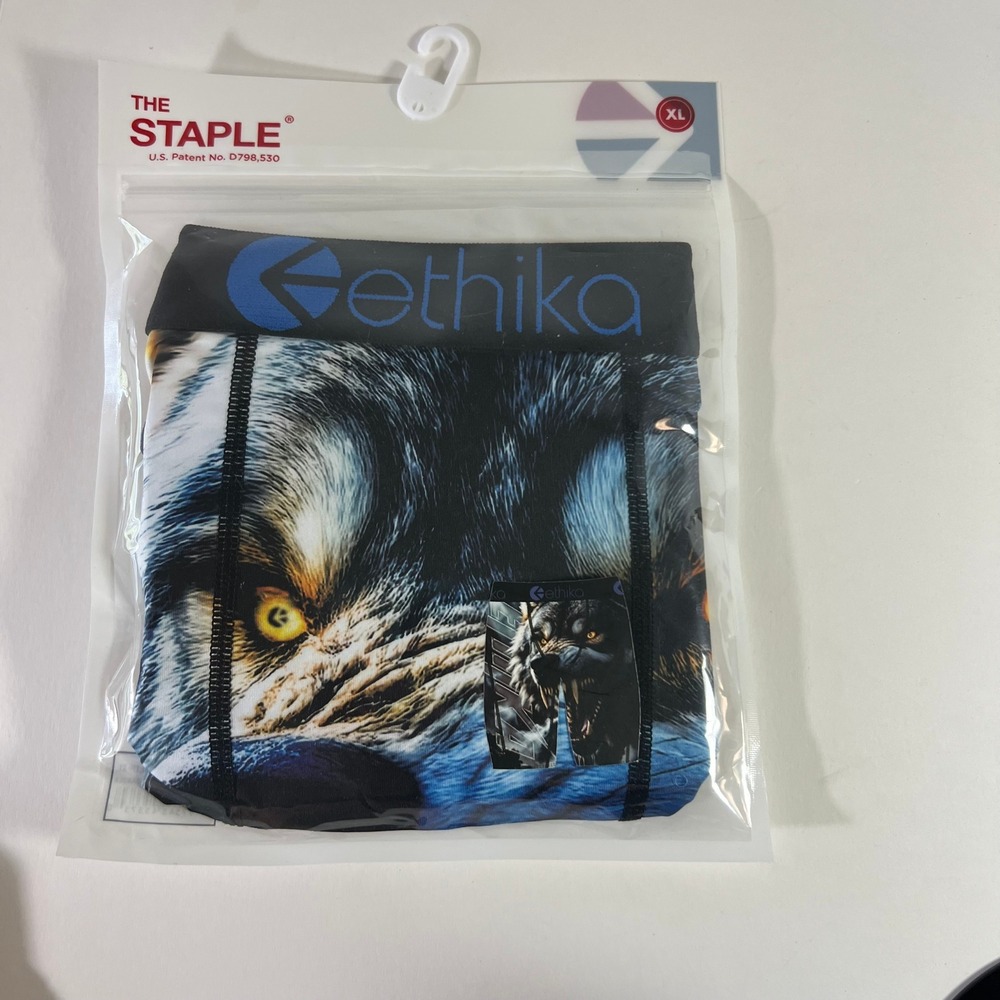 The Staple Ethika Grit & Glory Wolf Boxer Brief‎ XL NIP